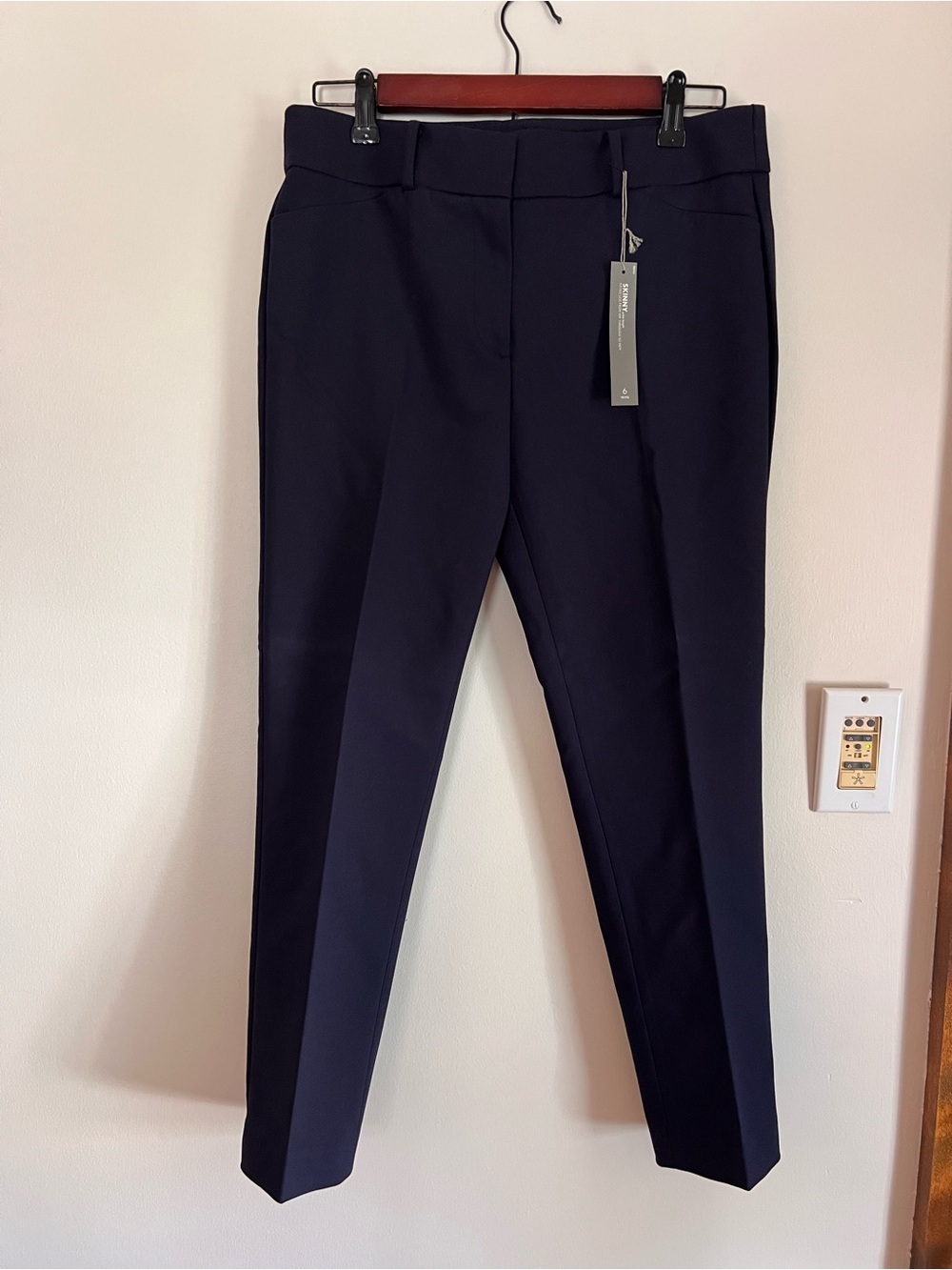 NWT - Women's Tailored Ponte Ankle Pants - Navy
